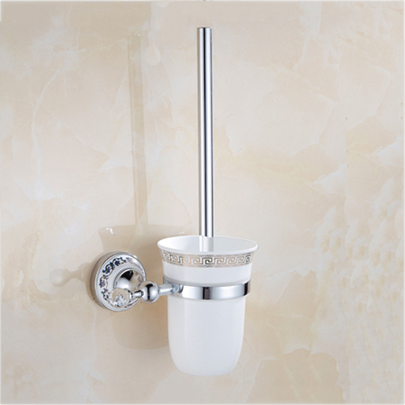 European-style Stainless Steel Bathroom Hanging Towel Rack Bathroom Set Bathroom Wall Rack Towel Rack Punch-free