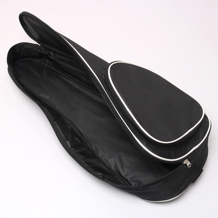 UKulele White Edge Cotton Bag UKulele Bag UKulele Bag Small Guitar Thickened Waterproof Backpack