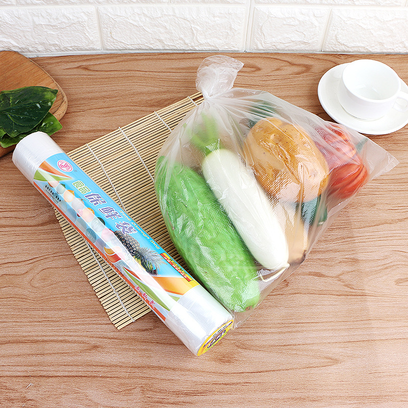Fresh-keeping bags 100 large, medium and small disposable broken-off fresh-keeping bags for food contact food bags