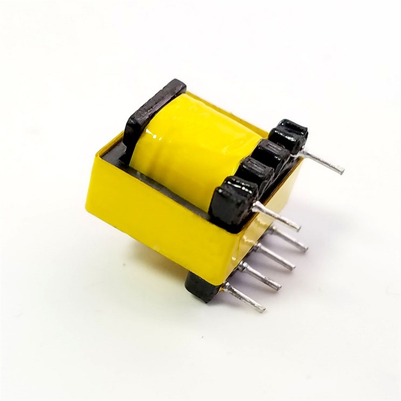 Factory direct EE10 vertical (4 4) all copper PC40 magnetic core high frequency transformer drive power transformer qi