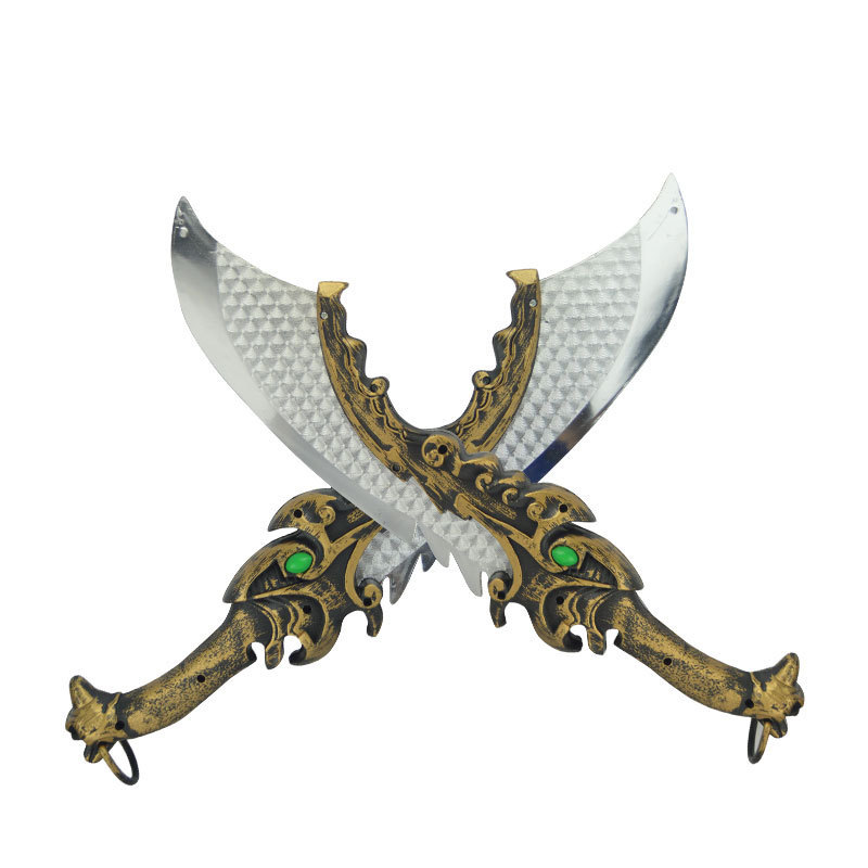 Plastic sword martial arts acrobatic knife performance props sword children's toy sword film and television show Sword