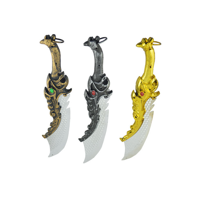 Plastic sword martial arts acrobatic knife performance props sword children's toy sword film and television show Sword