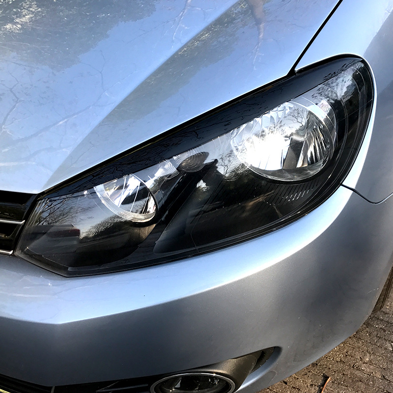Suitable for Volkswagen Golf 6 Height 6 Golf 6 Headlight Eyebrow Modification Decorative Stickers