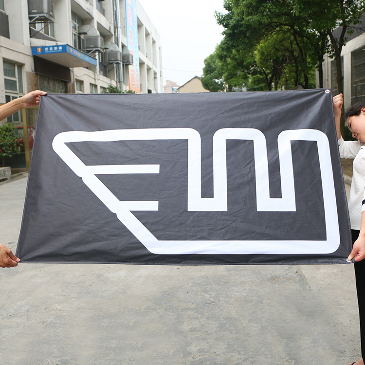 Supply of Electric Car Advertising Knife Flag Colorful Photo Flag Roadside Advertising Road Flag