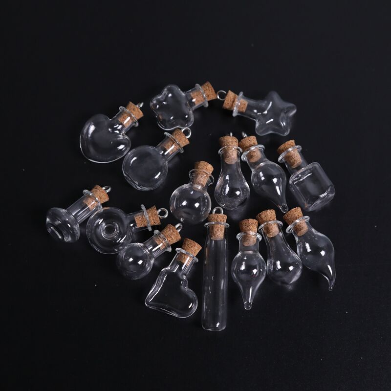 Маленькая пробковая стеклянная бутылка парфюмерная мини бутылка с дрейфом маленькая бутылка желаний бутылка желаний бутылка с шафраном