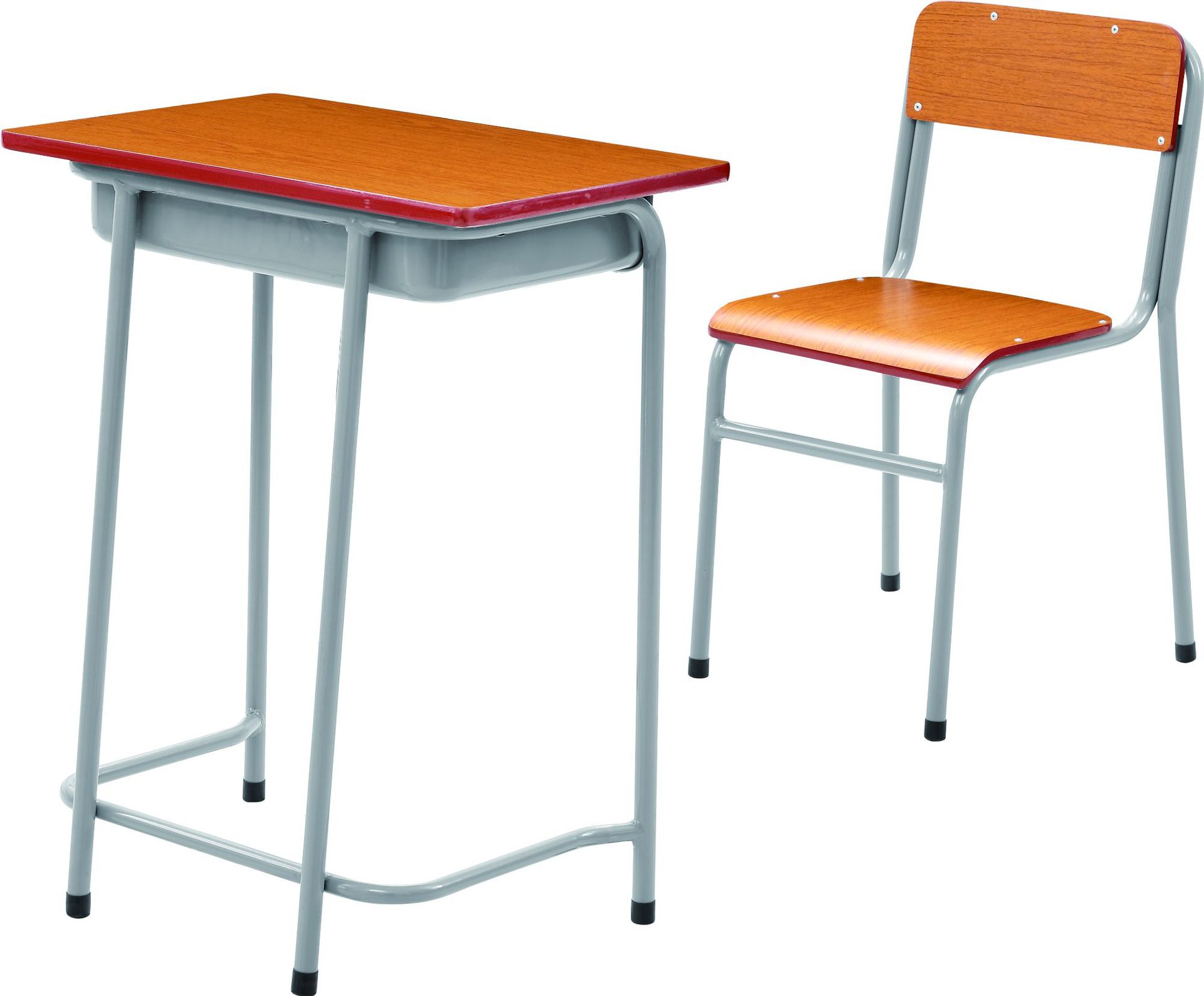 Foshan Manufacturer School Furniture Set Middle School Student Study Table Single Training Desk and Chair Set Chair