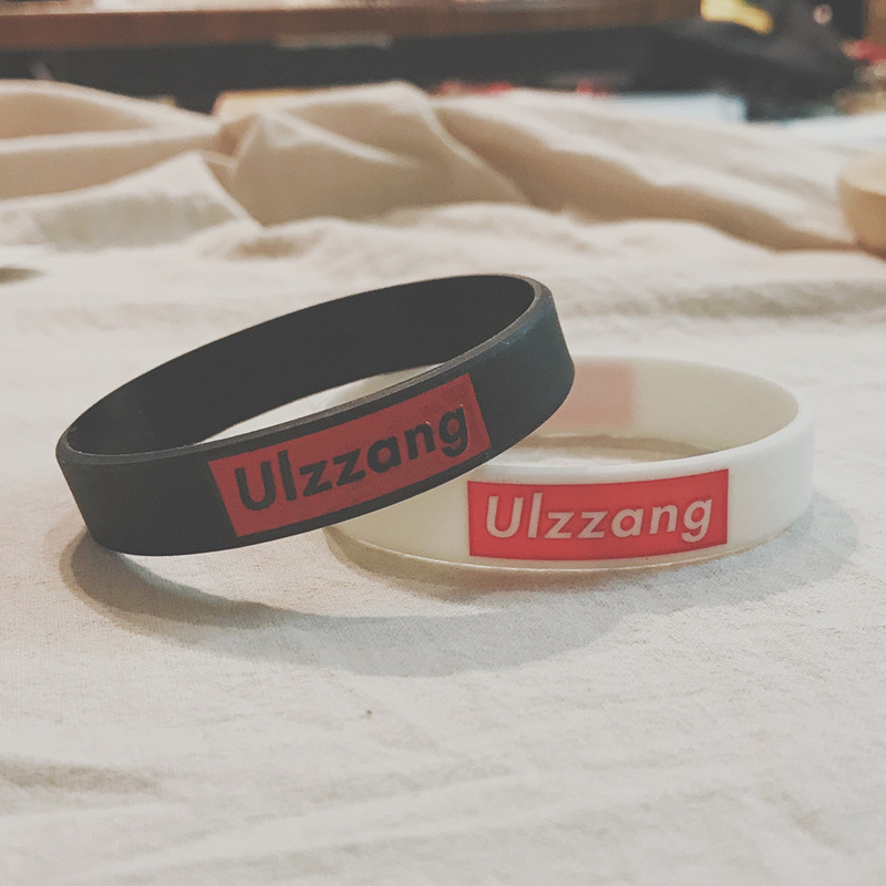 European and American Trendy Brand Sports Men's and Women's Silicone Basketball Bracelets Energy Stylish Simple Student Ulzzang Letter Couple