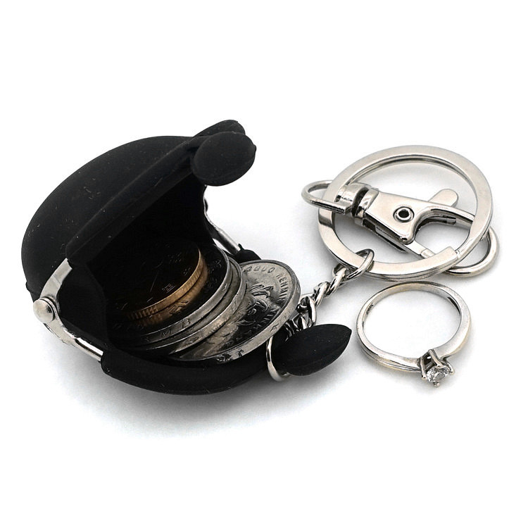 Летняя новая симпатичная сумка для монет в виде автобуса, силиконовая, с брелком