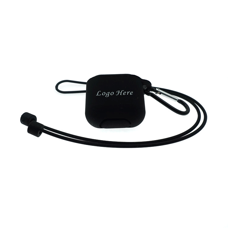 Apple Bluetooth Protective Case Thickened AirPods Protective Case Anti-Fall and Dust-Proof Hanging Buckle Bluetooth Headset Silicone Case