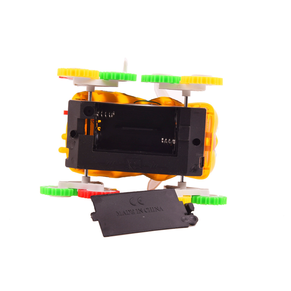 158 Red Lips Electric Little Bee Dump Truck Automatic Flipping Kidsren's Electric Car Street Stall Toys Wholesale