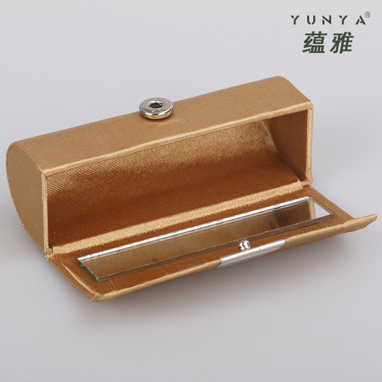Satin Single Lipstick Box Wholesale Supply Yunya Brand Fashion Box Advertising Gift