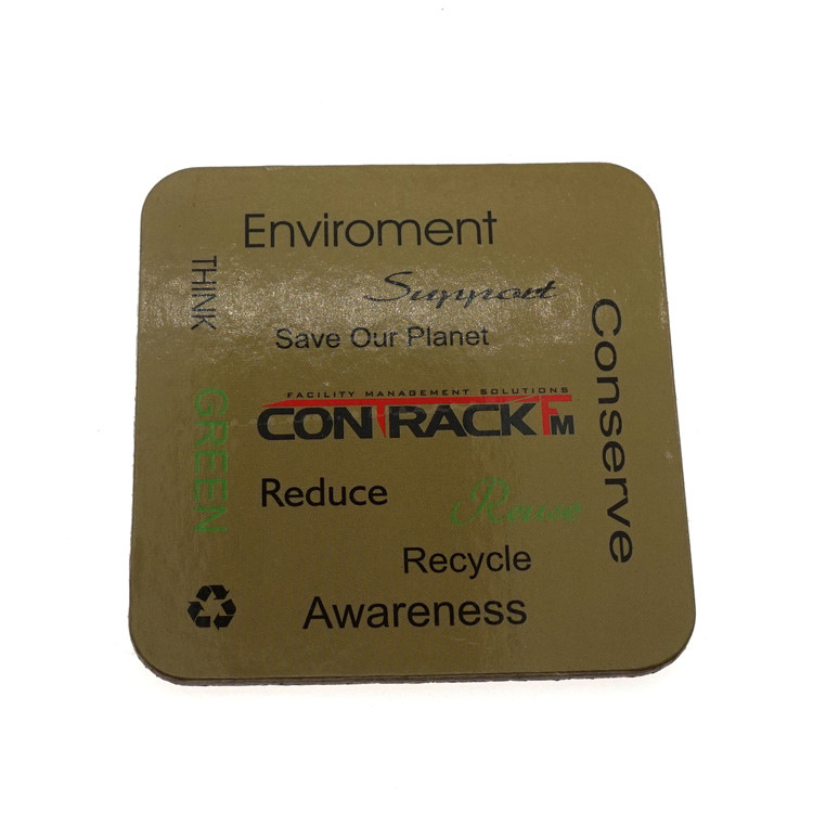 Кастомизированные подставки для чая, пробковые подставки, рекламные подставки