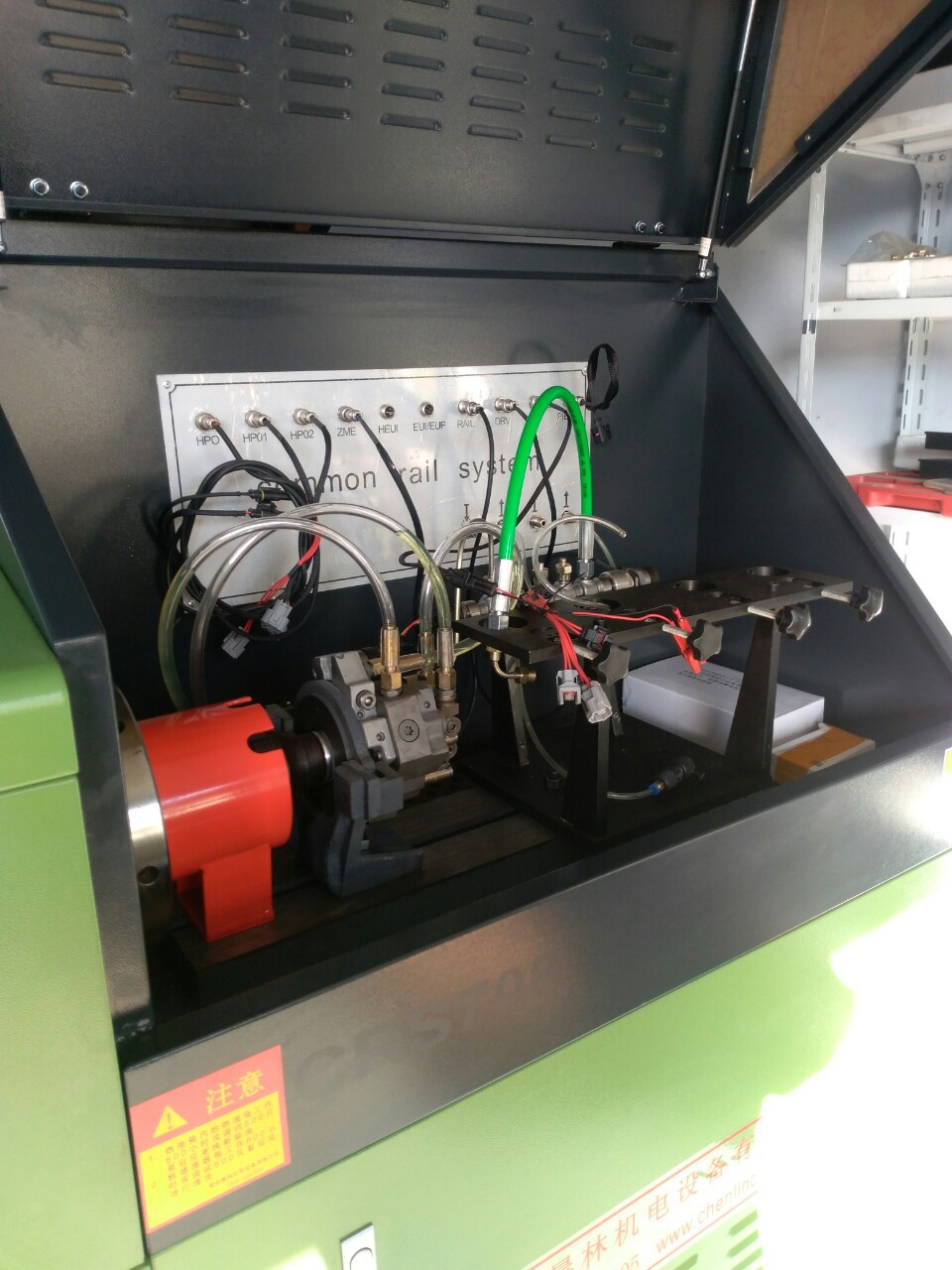 High pressure oil pipe for high pressure common rail test bench