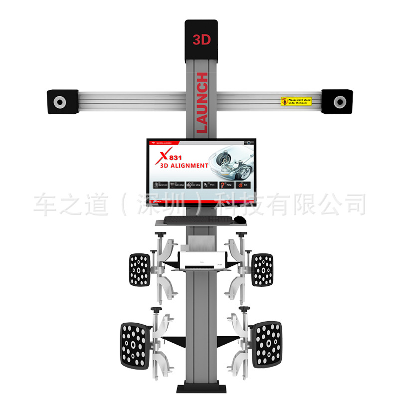 LAUNCH Yuanzheng X-831C1 fixed classic four-wheel locator 3D four-wheel locator equipment Chinese and English