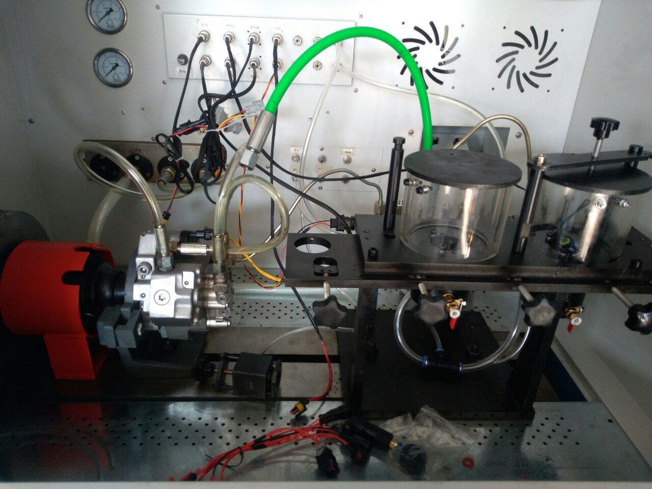 High pressure oil pipe for high pressure common rail test bench