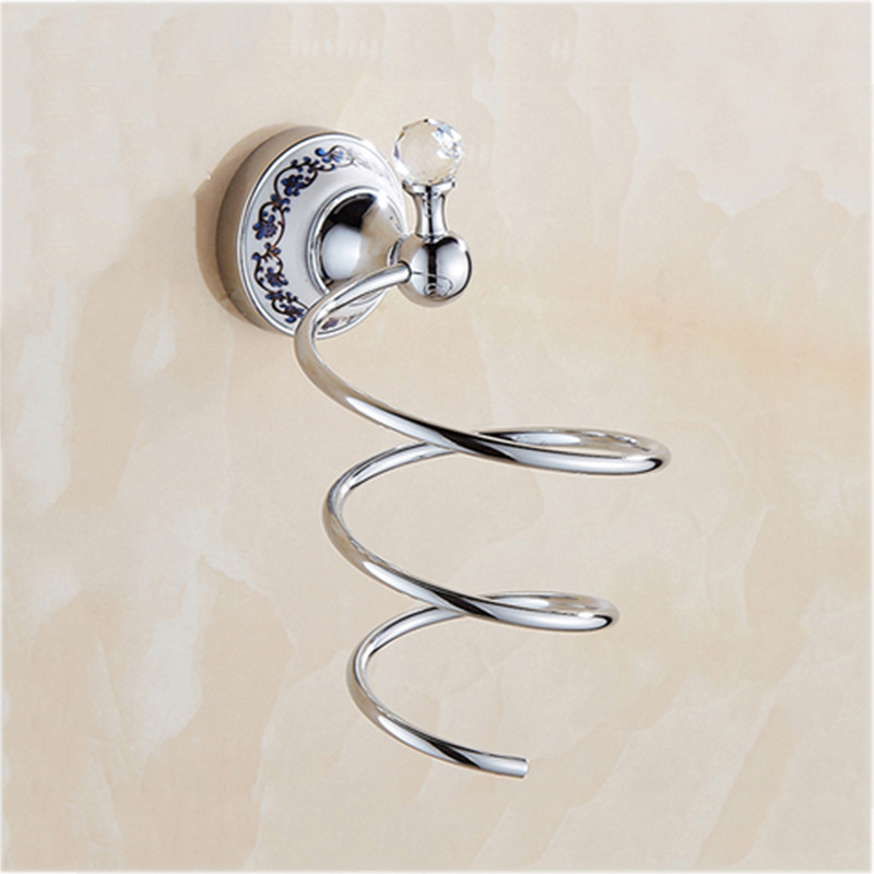 European-style Stainless Steel Bathroom Hanging Towel Rack Bathroom Set Bathroom Wall Rack Towel Rack Punch-free