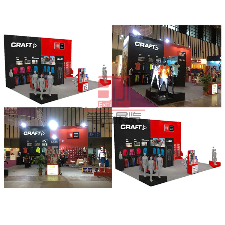 Shanghai Booth Design and Construction Portable Booth Builder Exhibition Exhibition Display Service Construction Factory