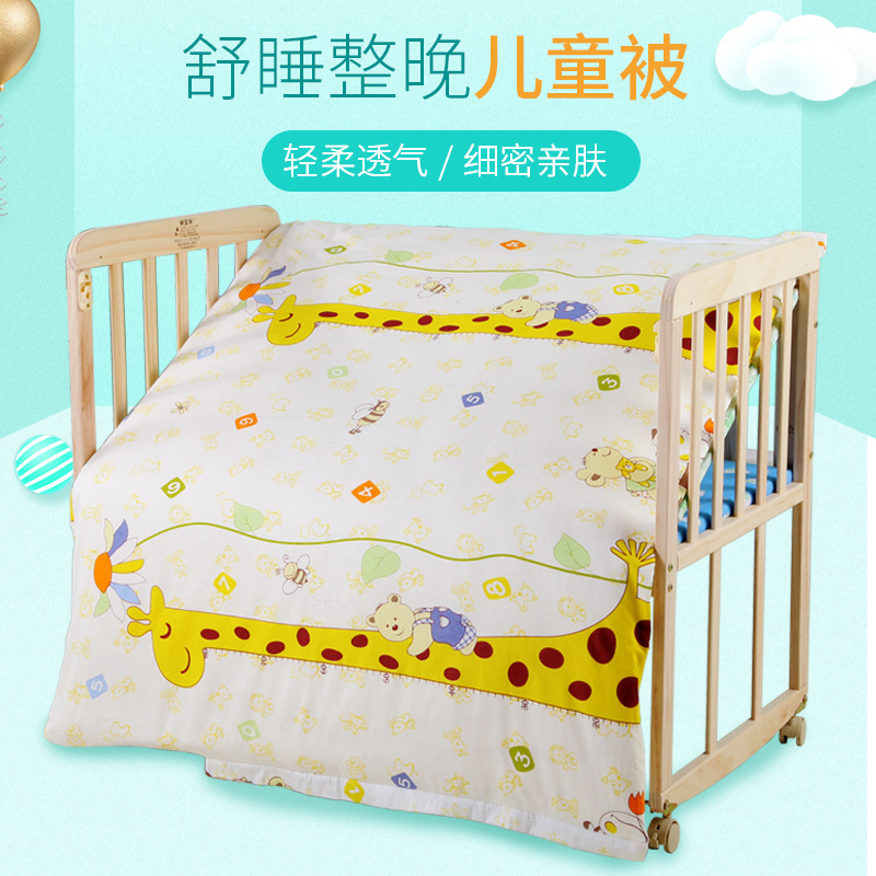 Детское одеяло из чистого хлопка утолщенное одеяло для детской кровати на весну, осень и зиму настраиваемое