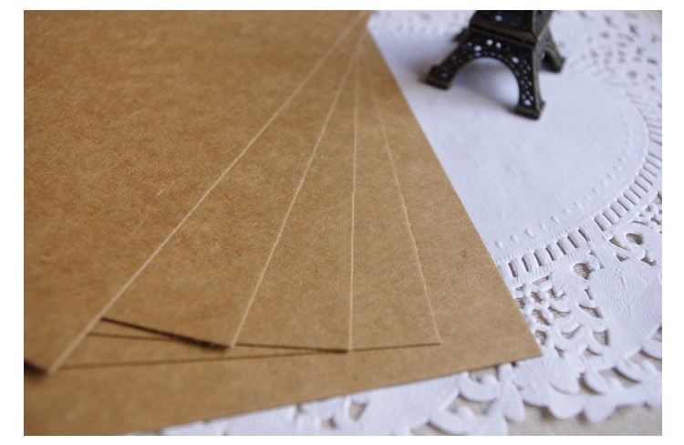 Factory wholesale custom material paper card cattle card word card note card letter paper gift blessing card mood card