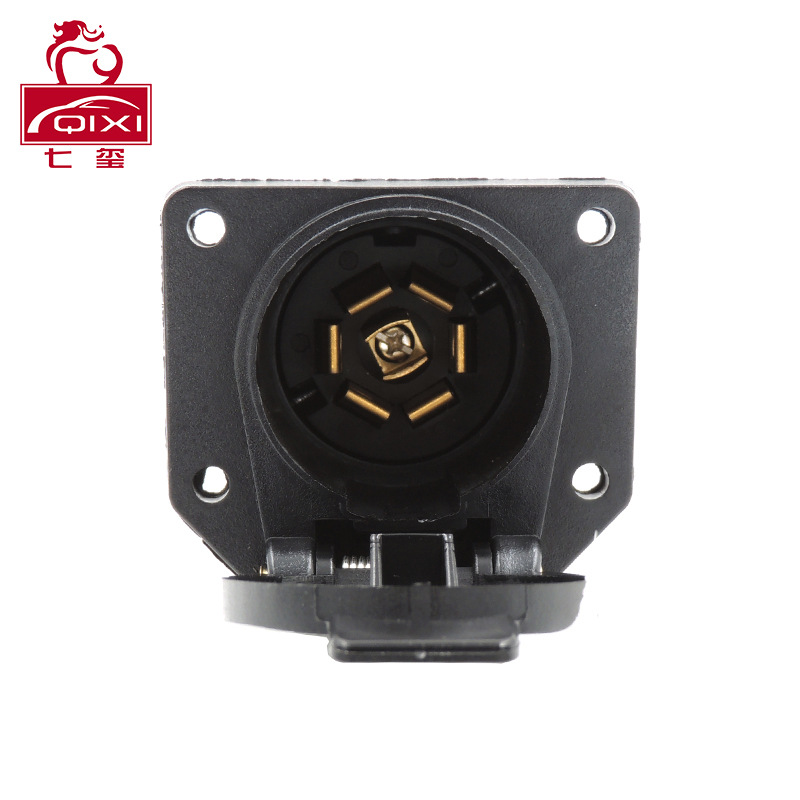 American Car 7-hole plug trailer adapter truck interface RV power cord socket connector