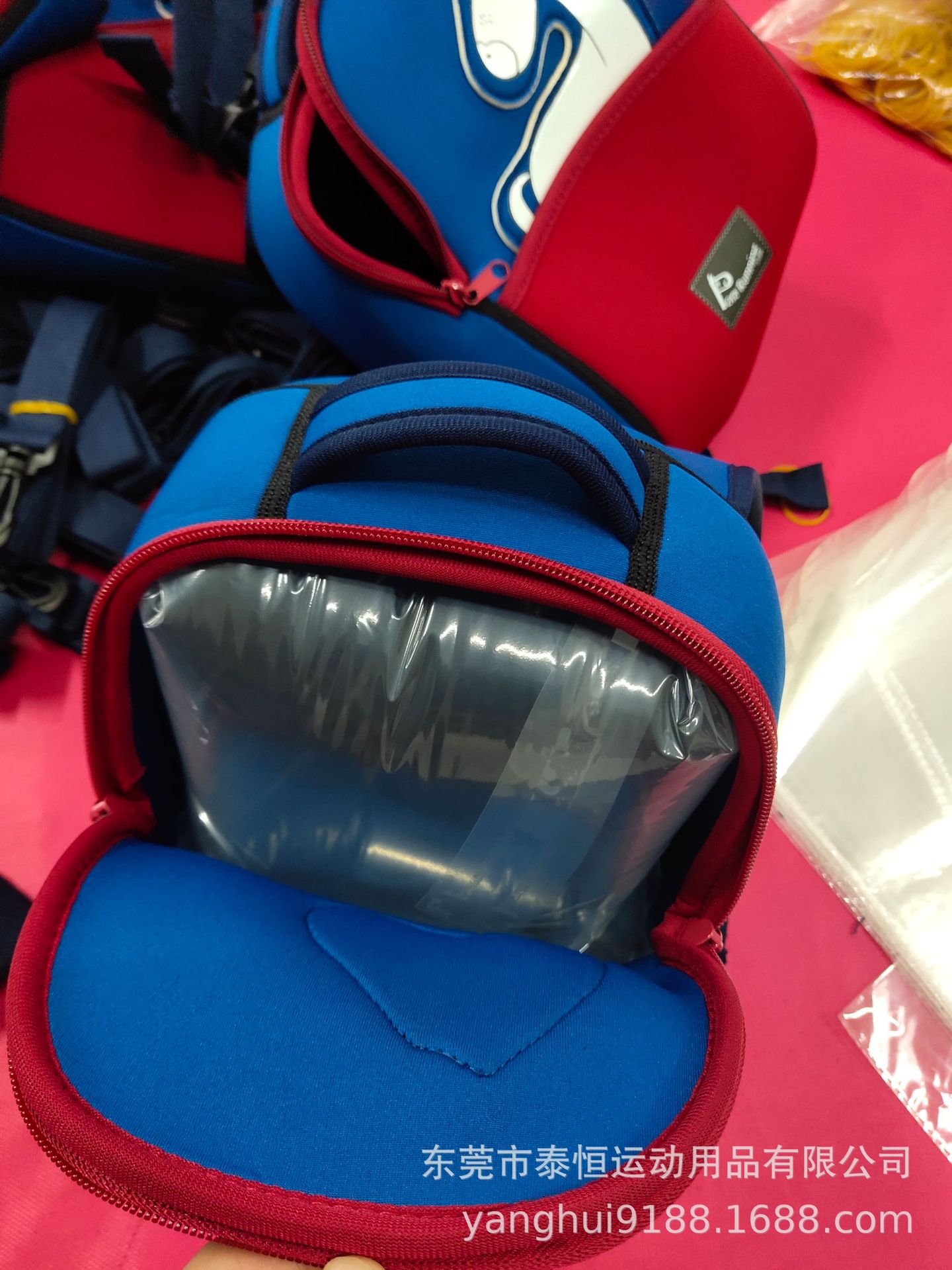 Manufacturer Children's Schoolbag Cartoon Cute Kindergarten Schoolbag Diving Material Schoolbag Anti-Lost Backpack