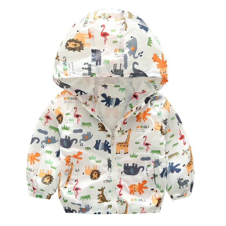 Children's clothing jacket boys and girls autumn foreign trade 2021 new baby giraffe jacket children hoodie wholesale