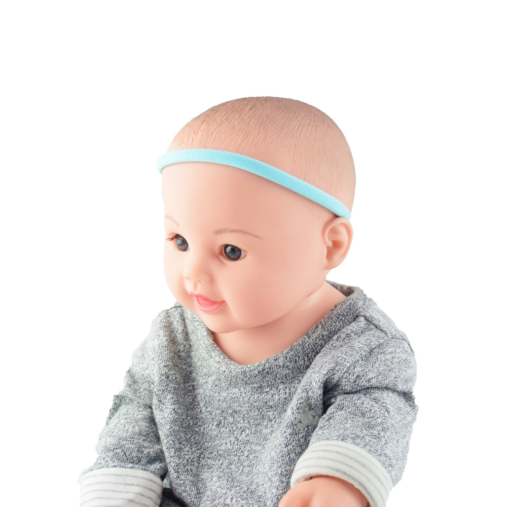 European and American children's nylon seamless elastic hair band elastic hair band baby headgear baby DIY hair accessories solid color headband
