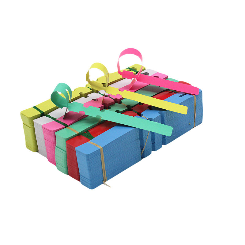 Plant Label Gardening Label Flower Plastic Ring Cover Label Waterproof Marker Plastic Marker