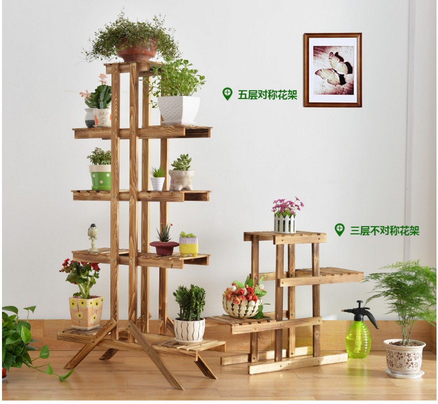 New flower stand solid wood multi-layer optional fleshy flower stand factory direct supply cheap hot supply