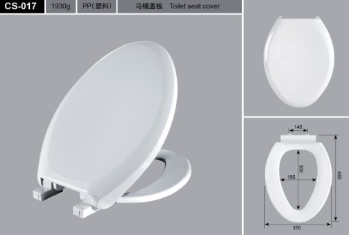 Пластиковая крышка унитаза, медленное опускание, стандартная крышка