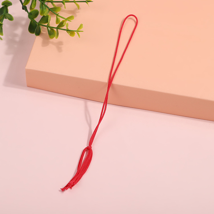 Pendant bag accessories factory direct tassel pendant keychain DIY handmade wooden doll bead jewelry