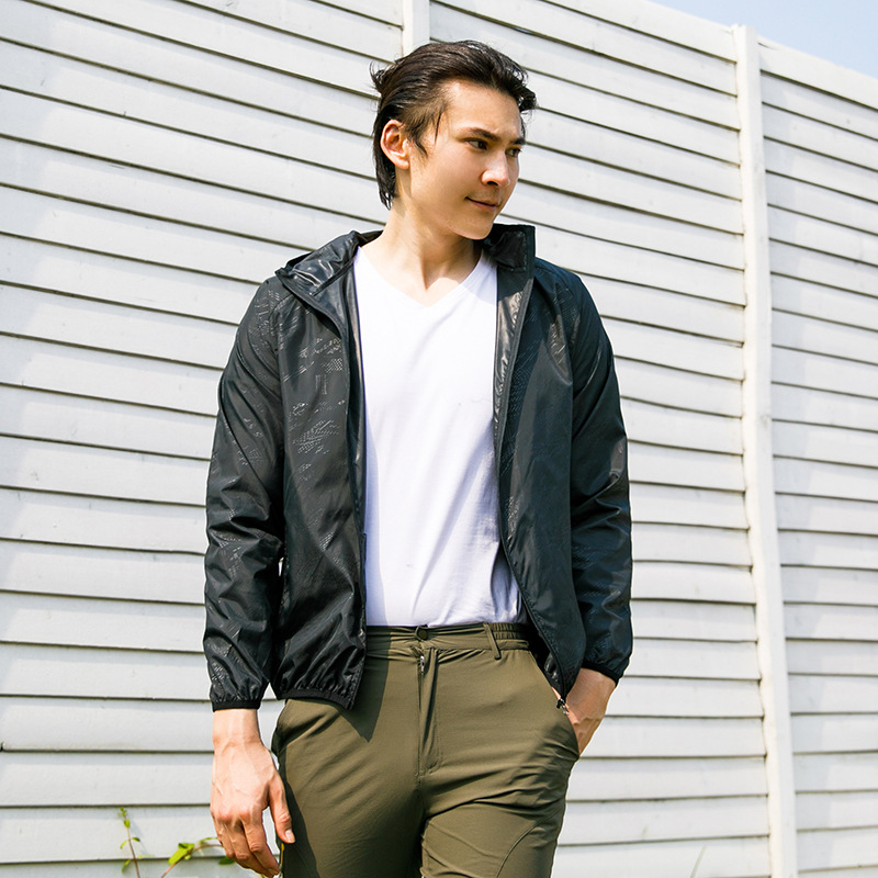 Outdoor Custom Sun Protection Clothing 2018 New Spring and Summer Fishing Sun Protection Suit for Men and Women Solid Color Waterproof Skin Jacket