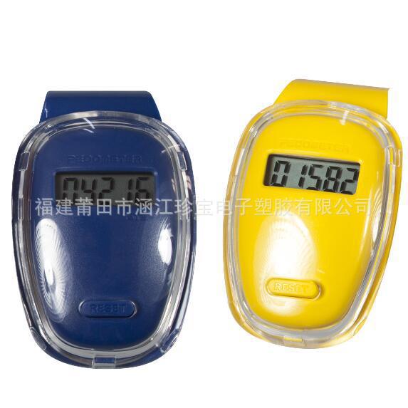 Outdoor sports electronic step recorder LCD single function portable waist clip running counting pedometer customized