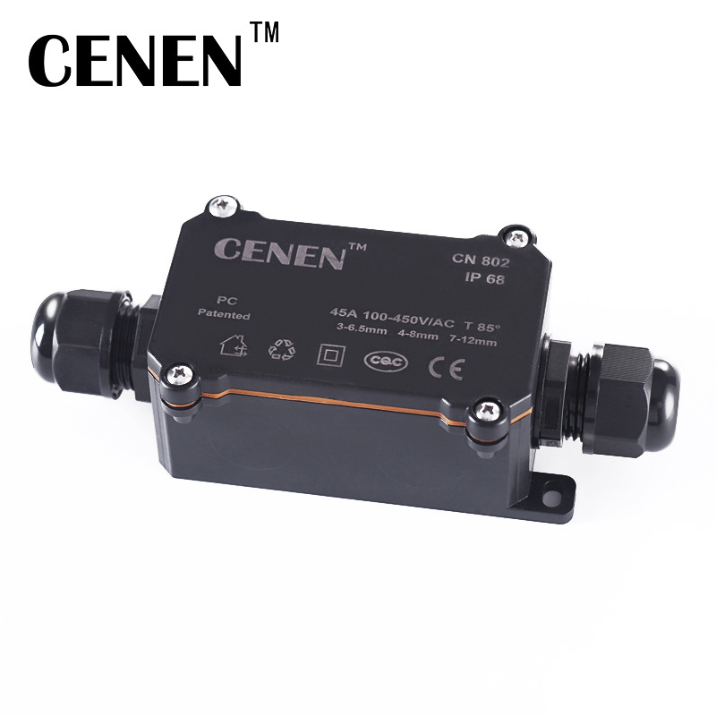 Ip68 Waterproof Junction Box Custom Underground Light Waterproof Box Wholesale Outdoor Plastic Two-Way Cable Junction Box