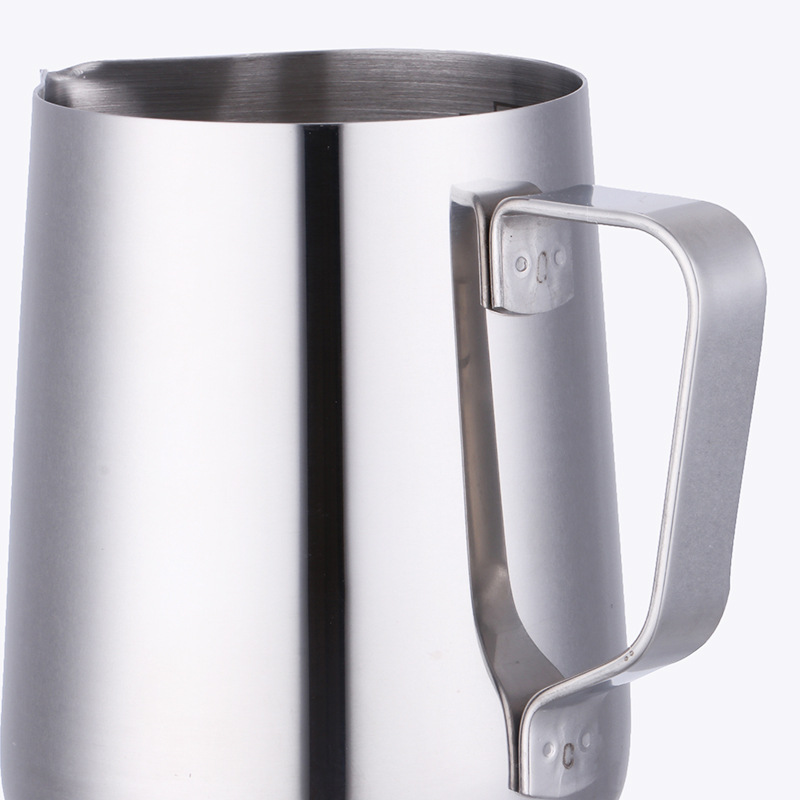 Manufacturers stainless steel 304 Flower Cup with scale flower jar milk bubble Cup stainless steel coffee pot coffee Flower Cup