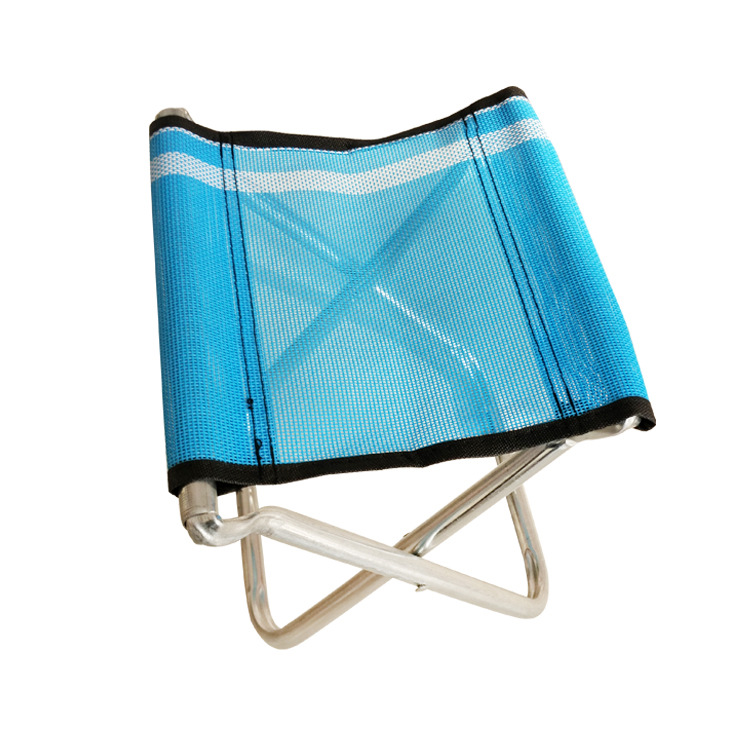 Portable Simple Small Stool Wholesale Metal Fishing Outdoor Folding Stool for Queuing Hardware Stool