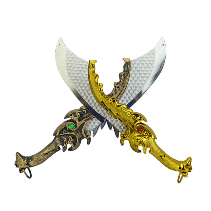 Plastic sword martial arts acrobatic knife performance props sword children's toy sword film and television show Sword