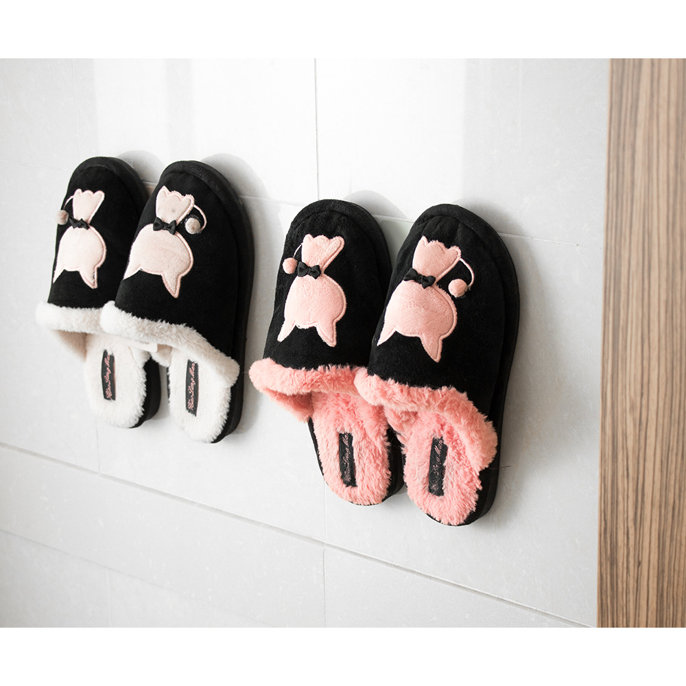Wall Hanging Paste Shoe Rack Bathroom Wall Storage Rack Space-saving Slippers Shelf Household Shoe Storage Rack Hook