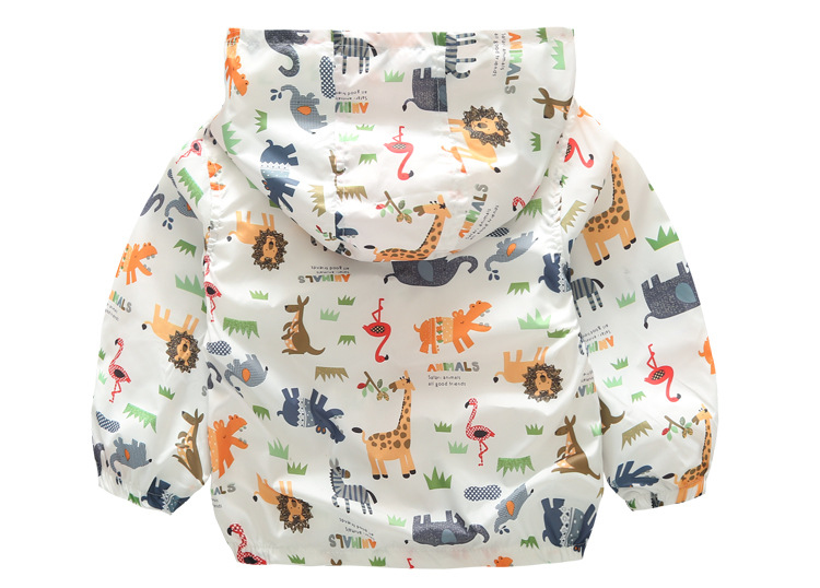 Children's clothing jacket boys and girls autumn foreign trade 2021 new baby giraffe jacket children hoodie wholesale