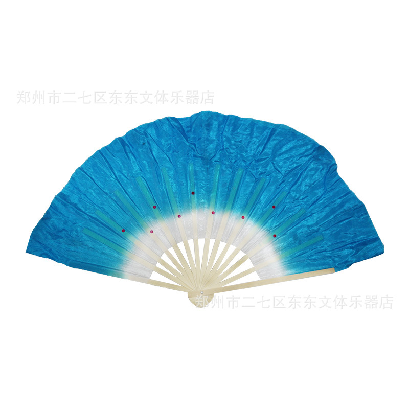 One-foot Yangko fan double-sided silk cloth kindergarten children's dance fan square dancing bamboo sports show