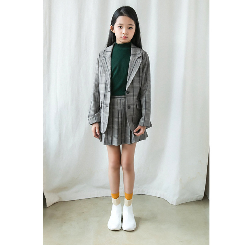 British Plaid Plaid Suit, Preppy Style School Uniform, Garden Uniform, Guangdong Clothing Factory Sample High-End Processing and Customization