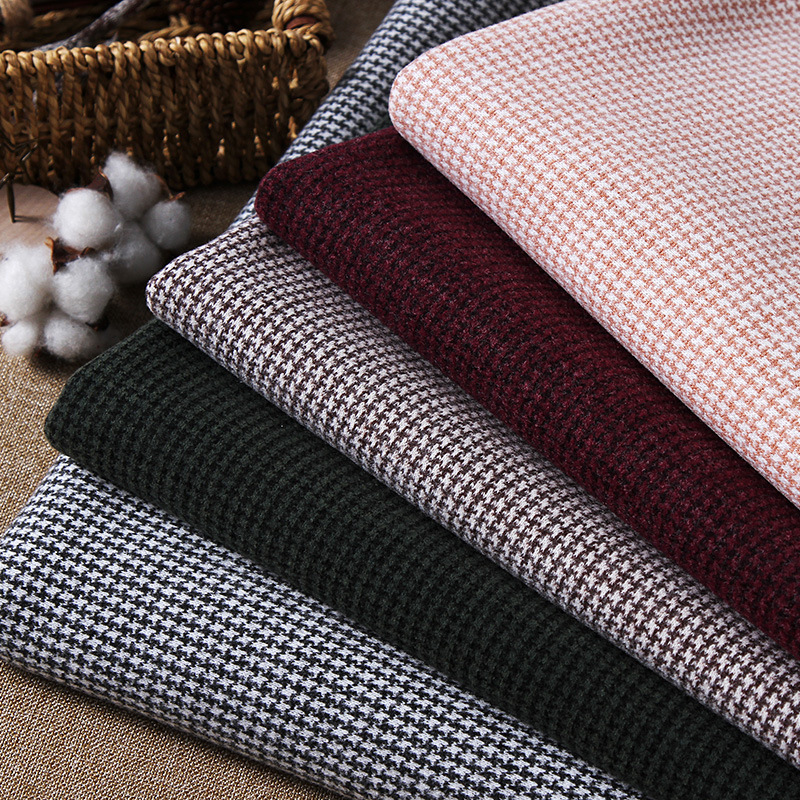 Осенне-зимняя ткань в гусиную лапку, для пальто, юбок, курток