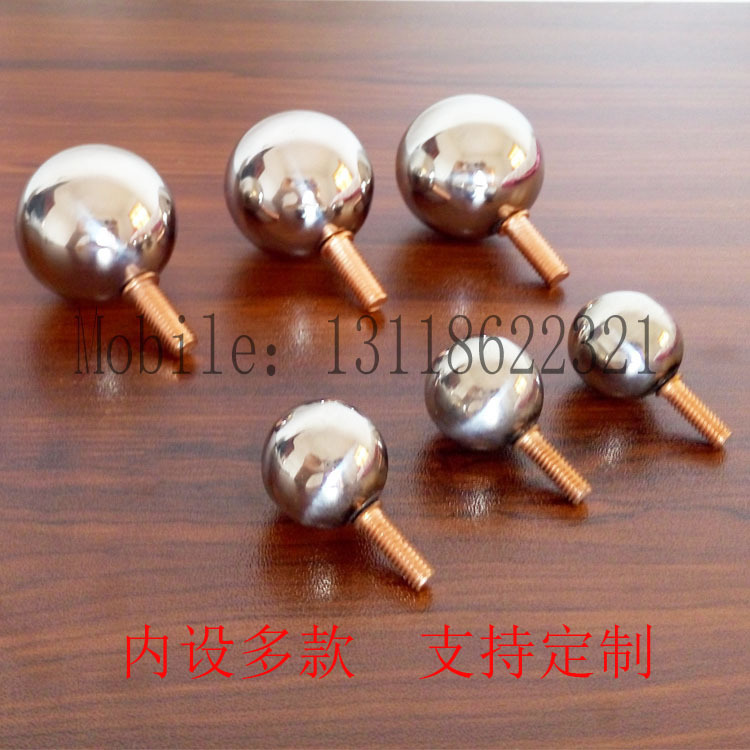 Настраиваемый декоративный шар из нержавеющей стали, флагшток, крафтовый шар