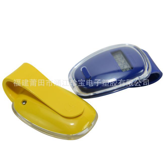 Outdoor sports electronic step recorder LCD single function portable waist clip running counting pedometer customized