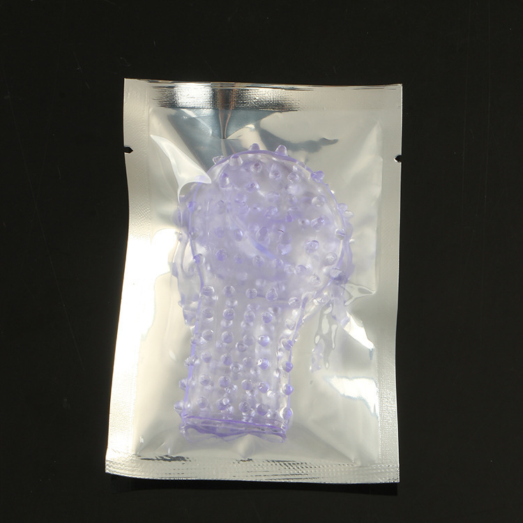 Sexy Female Wolf Tooth Finger Cots for Couples Flirting Buckle with Thorn Vibrating Egg Soft Rubber Sex Products Wholesale Dropshipping