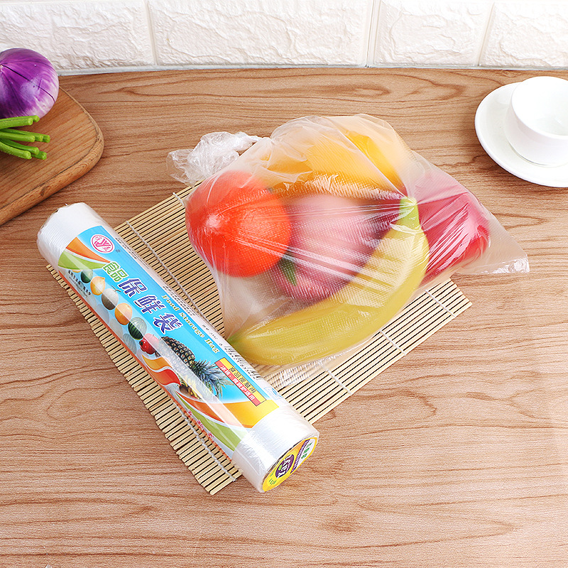 Fresh-keeping bags 100 large, medium and small disposable broken-off fresh-keeping bags for food contact food bags