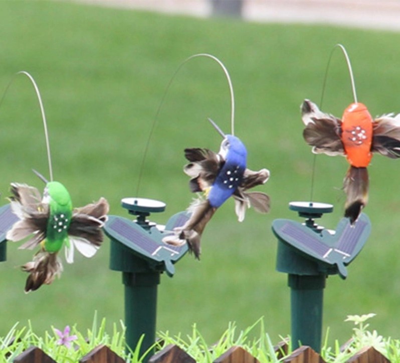 Солнечная бабочка колибри садовые декоративные игрушки электрическая летающая симуляция бабочки