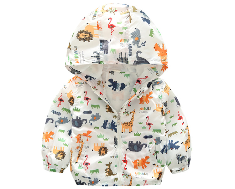 Children's clothing jacket boys and girls autumn foreign trade 2021 new baby giraffe jacket children hoodie wholesale