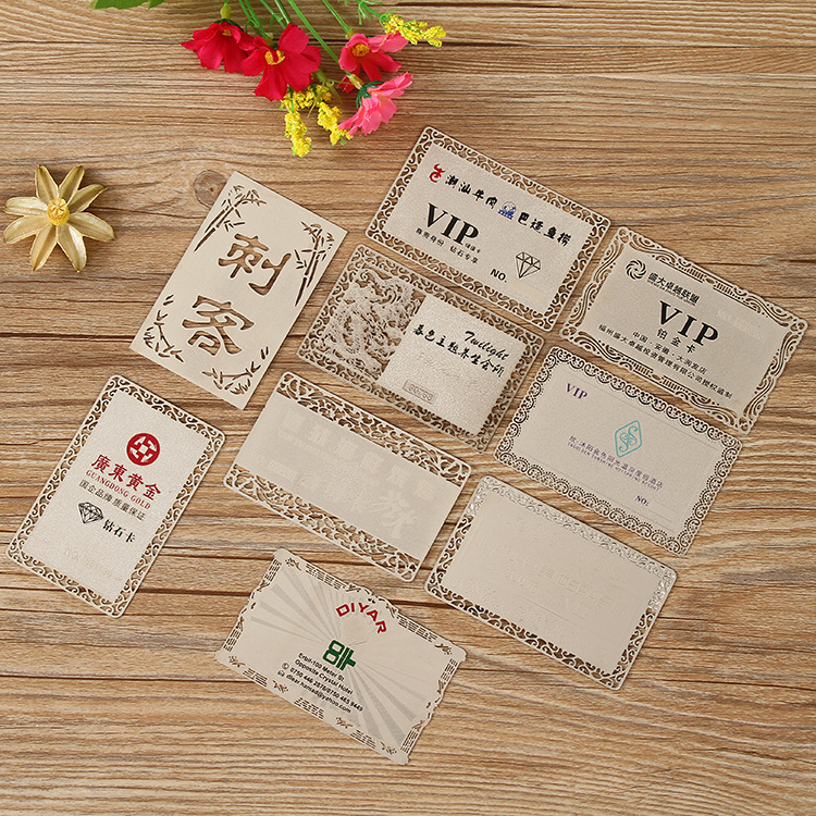 Высококачественная металлическая вырезанная карточка, карточка с магнитной полосой, членская карточка, VIP-карточка