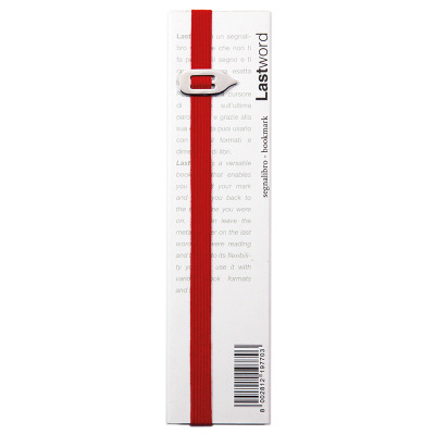 Italian Creative Elastic Fabric Strap Stainless Steel Metal Reading Node Traceless Precision Positioning Bookmark
